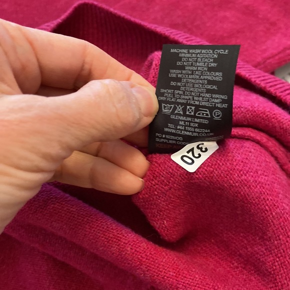 Mens Glenmuir1891 100%wool V neck sweater - Picture 7 of 8